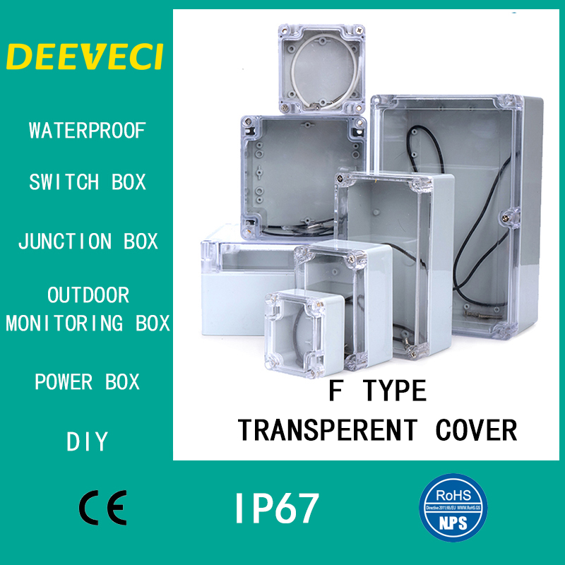 Outdoor Power Board Box - Transparente à prova dwaterproof água ao